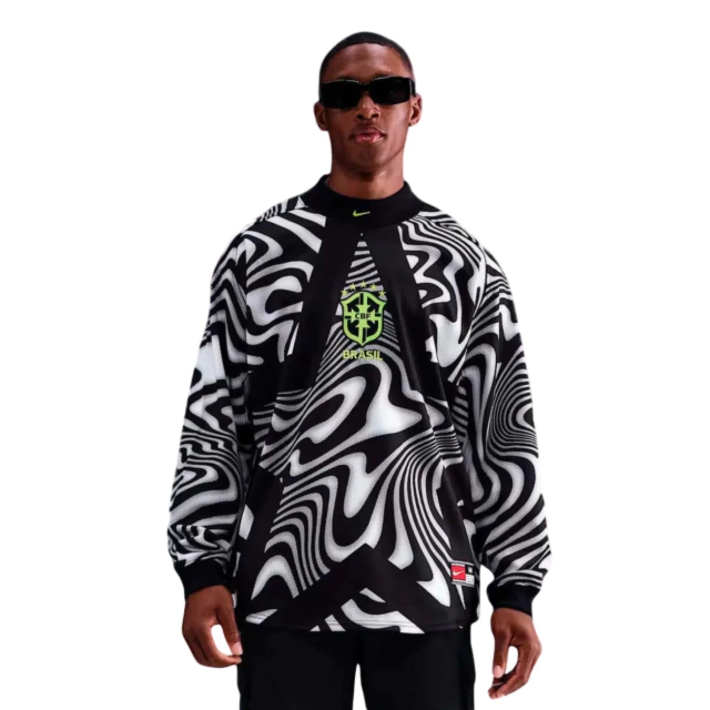 Jersey National Team Brazilian Goalkeeper Longsleeve 2026/27 Fan